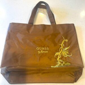Guess by Marciano tote bag super cute embroidered 15 long 17 wide.